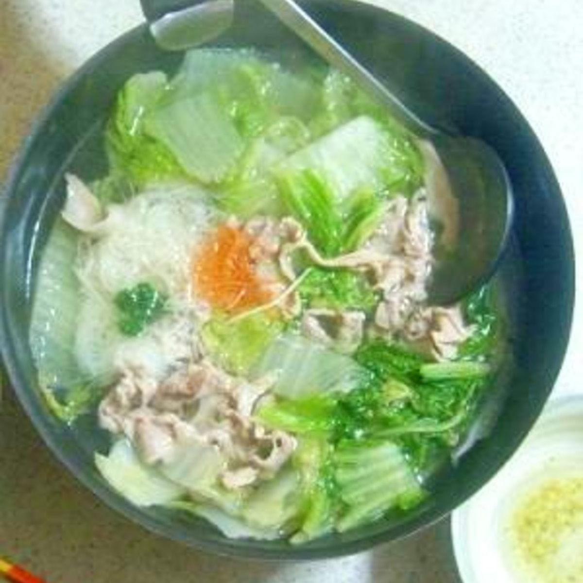 一人暮らしの口内炎にも優しいあっさり豚の水炊き レシピ 作り方 By ピヨ採る 大抵 楽天レシピ